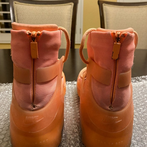Nike Fear of God 1 Orange Pulse Sneaker US 10 - Picture 11 of 11
